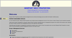 Desktop Screenshot of newportwestproperties.com